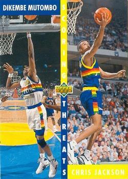 Dikembe Mutombo / Chris Jackson #499 Basketball Cards 1992 Upper Deck