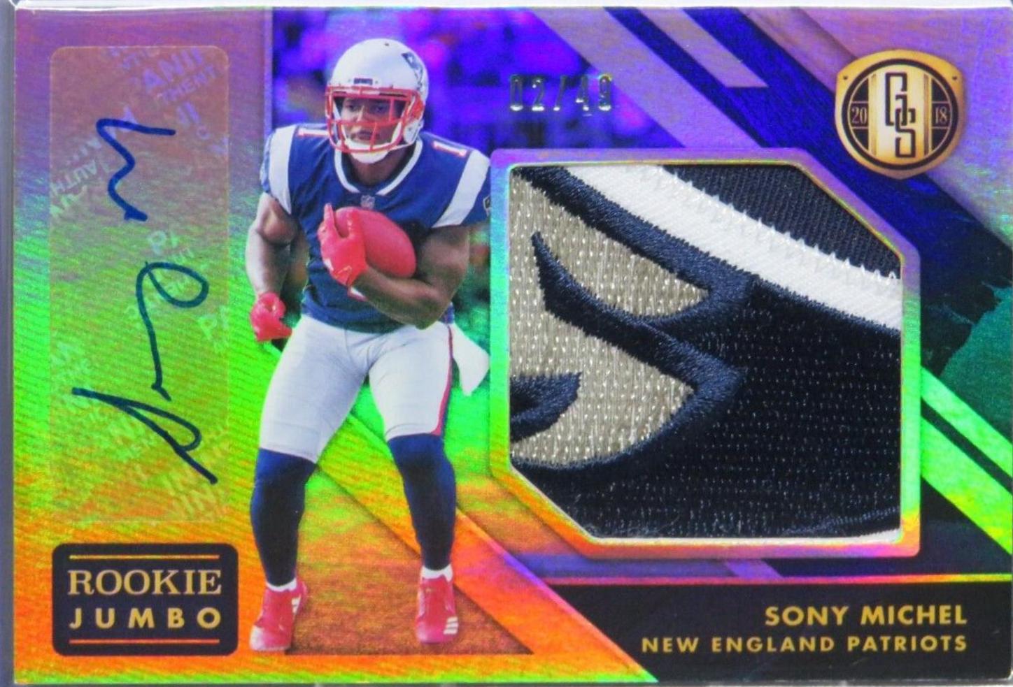 Sony Michel [Jersey Autograph Jumbo] #309