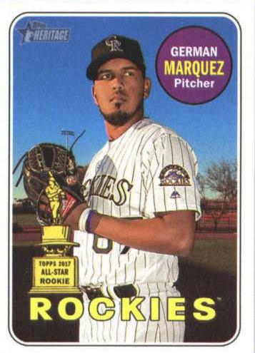 German Marquez #348 Baseball Cards 2018 Topps Heritage