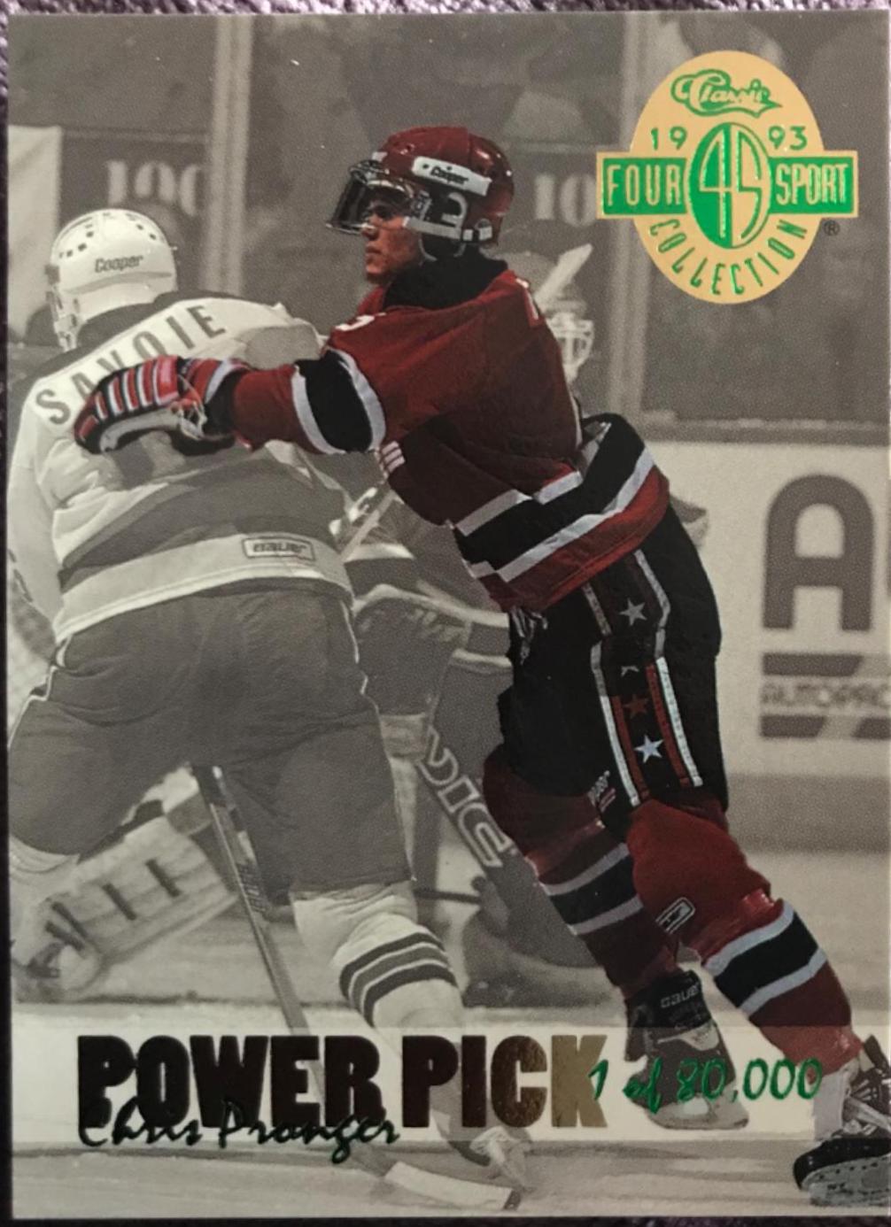 Chris Pronger #PP19 Hockey Cards 1993 Classic Power Pick Bonus
