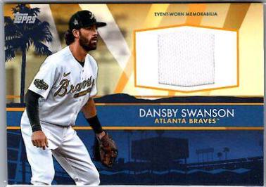 Dansby Swanson #ASSC-DS Baseball Cards 2022 Topps Update All Star Stitches Relics
