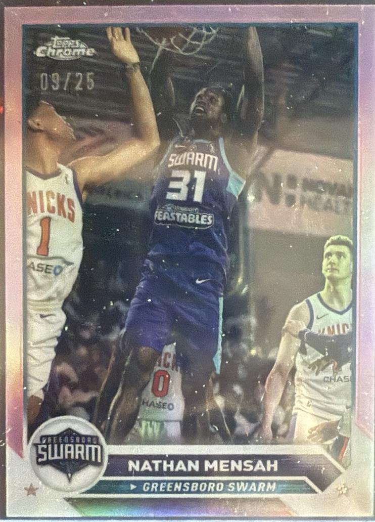 Nathan Mensah [Pink Refractor Chrome] #33