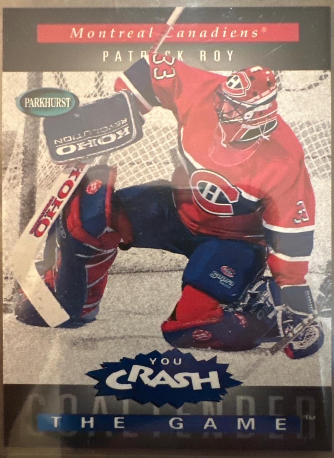 Patrick Roy #C12 Hockey Cards 1994 Parkhurst Crash the Game