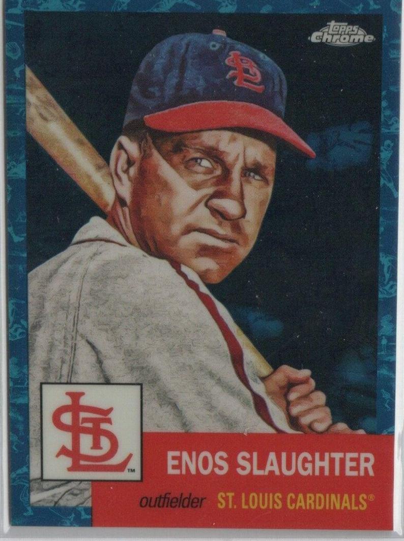 Enos Slaughter [Toile White Blue] #149