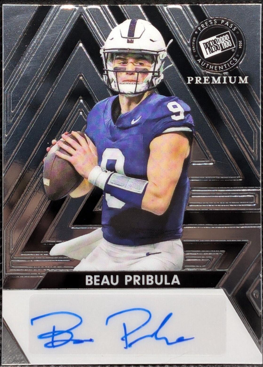 Beau Pribula #BA-BP1 2024 Press Pass Premium Autograph Football