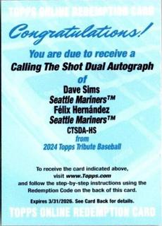 Felix Hernandez / Dave Sims