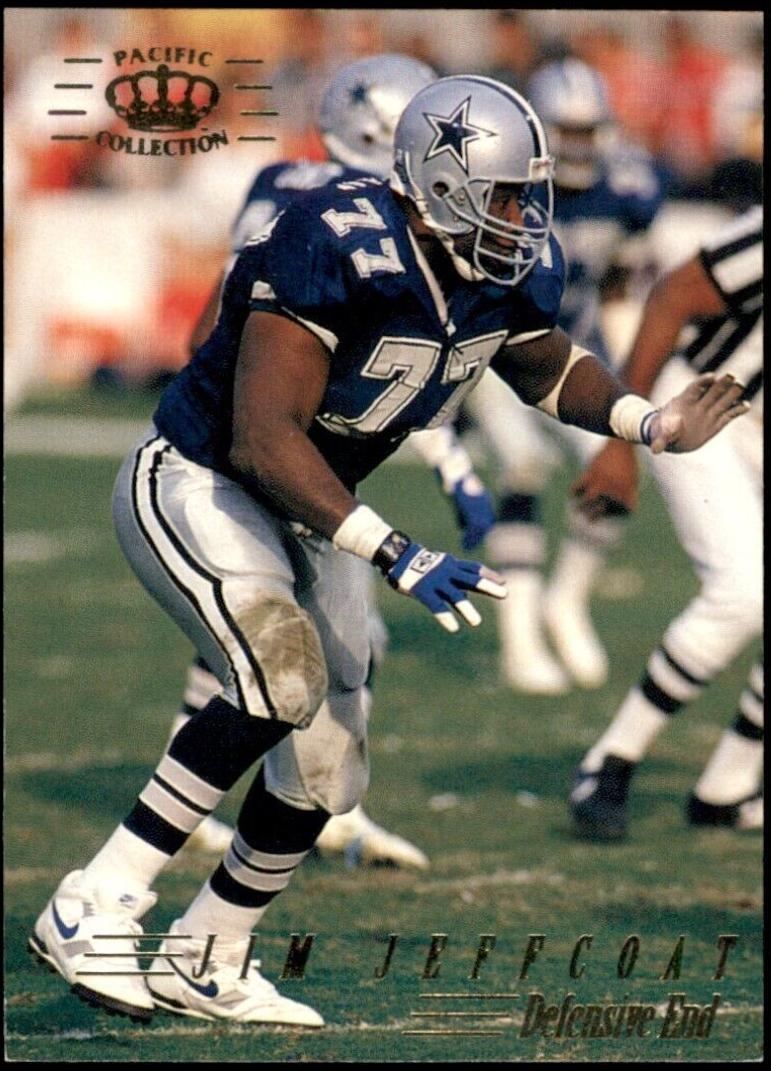 Jim Jeffcoat #5 Football Cards 1994 Pacific