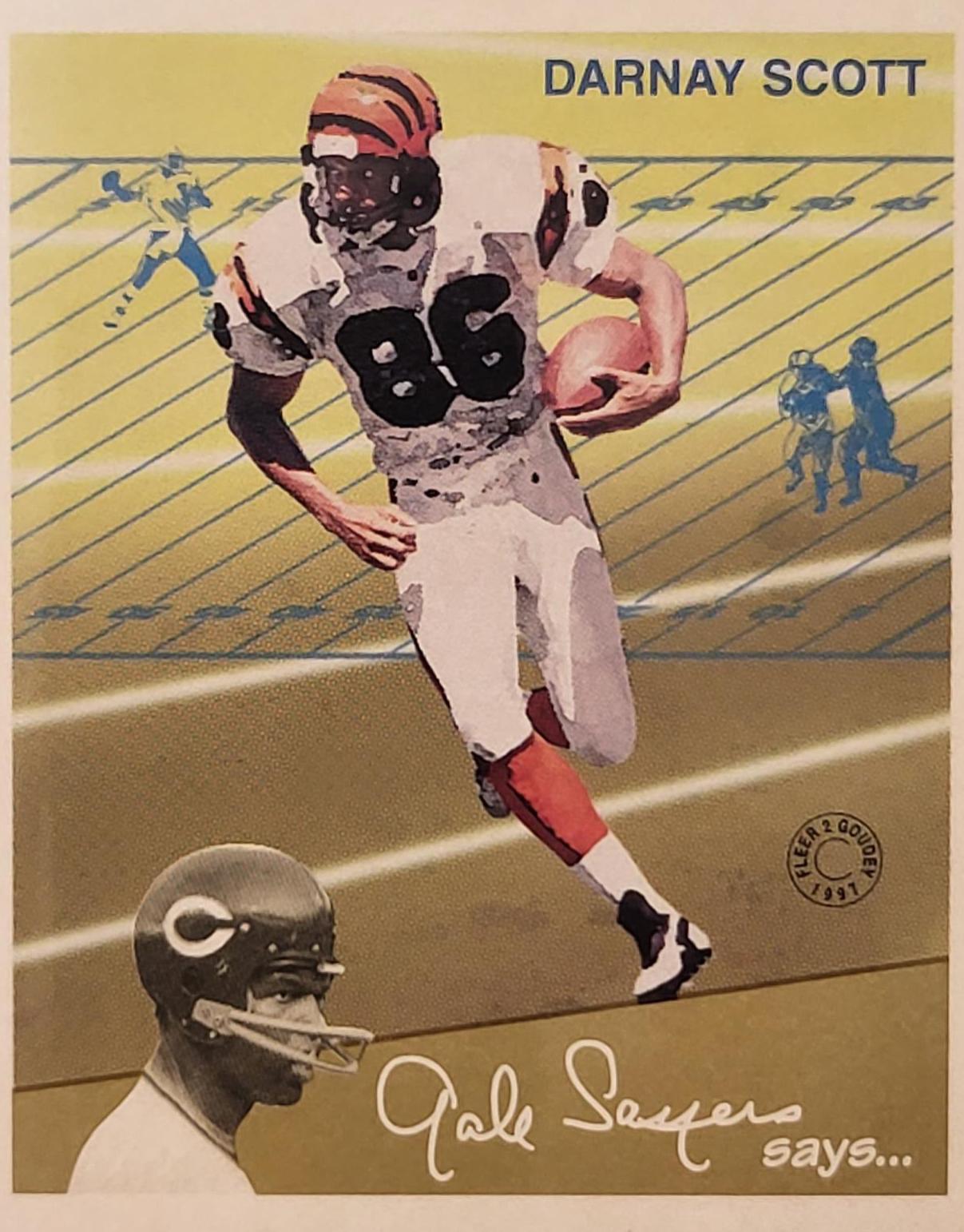 Darnay Scott #74 1997 Fleer Goudey II Football