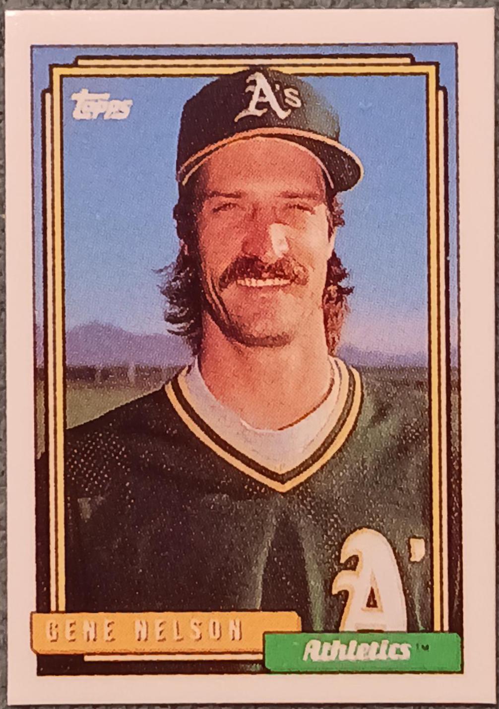 Gene Nelson #62 Baseball Cards 1992 Topps Micro