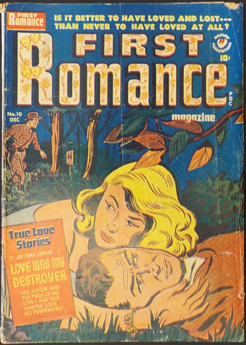 First Romance Magazine #10 (1951) Comic Books First Romance Magazine