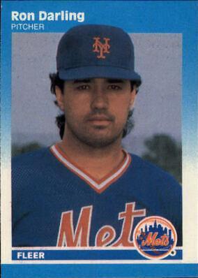 Ron Darling #23 Baseball Cards 1987 Fleer Mini