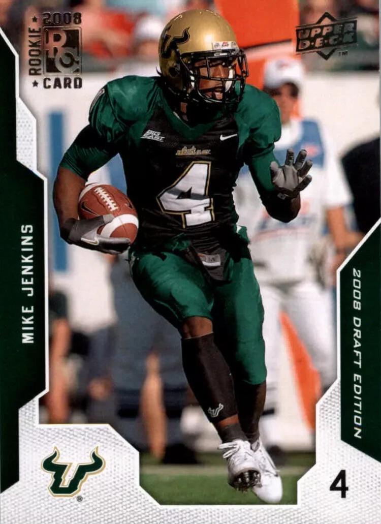 Mike Jenkins #76 2008 Upper Deck Draft Edition Football