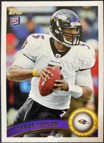 Tyrod Taylor #14 Football Cards 2011 Topps
