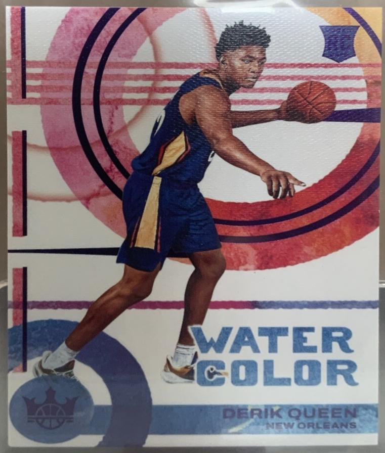Derik Queen #7 2025-26 Panini Court Kings Basketball Water Color