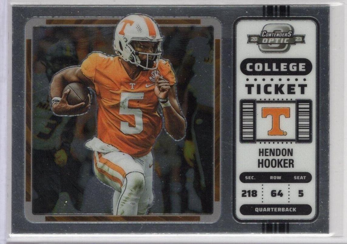 Hendon Hooker #24 Football Cards 2023 Panini Chronicles Draft Picks Contenders Optic