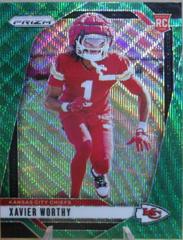 Xavier Worthy [Green Wave] #399 Prices | 2024 Panini Prizm