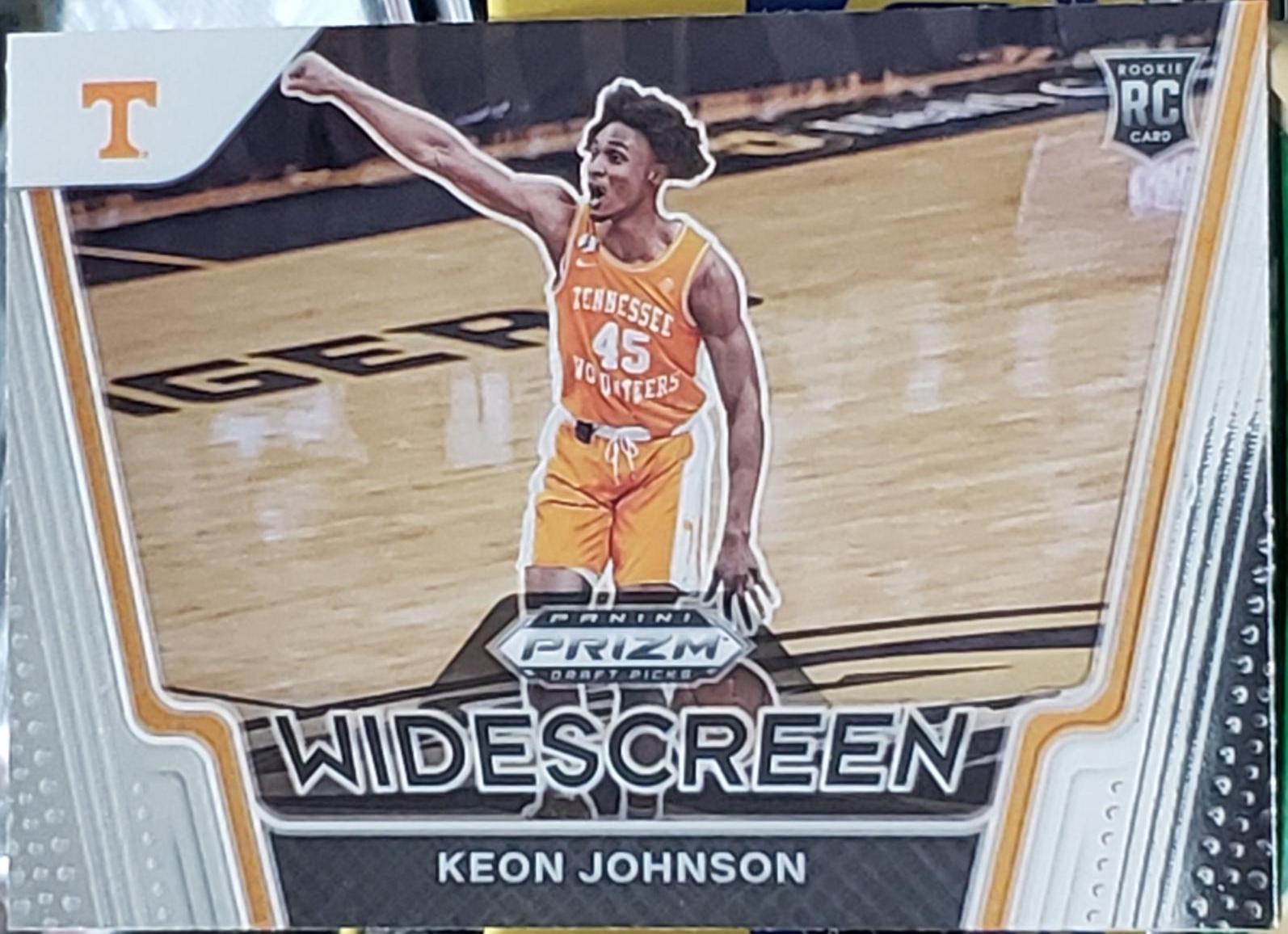 Keon Johnson #5 Basketball Cards 2021 Panini Prizm Draft Picks Widescreen