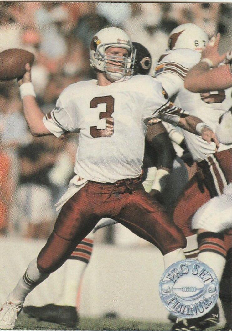 Timm Rosenbach #92 Football Cards 1991 Pro Set Platinum