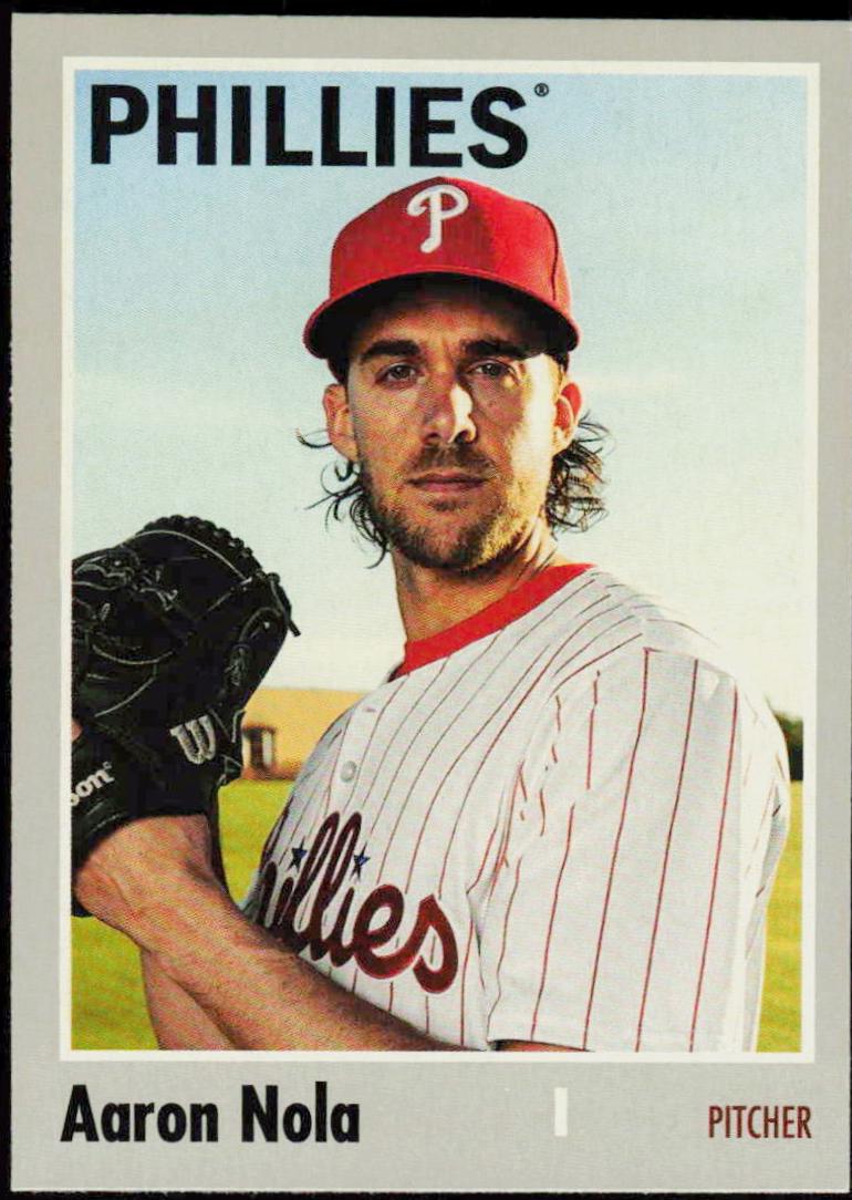 Aaron Nola #184 Baseball Cards 2024 Topps Archives