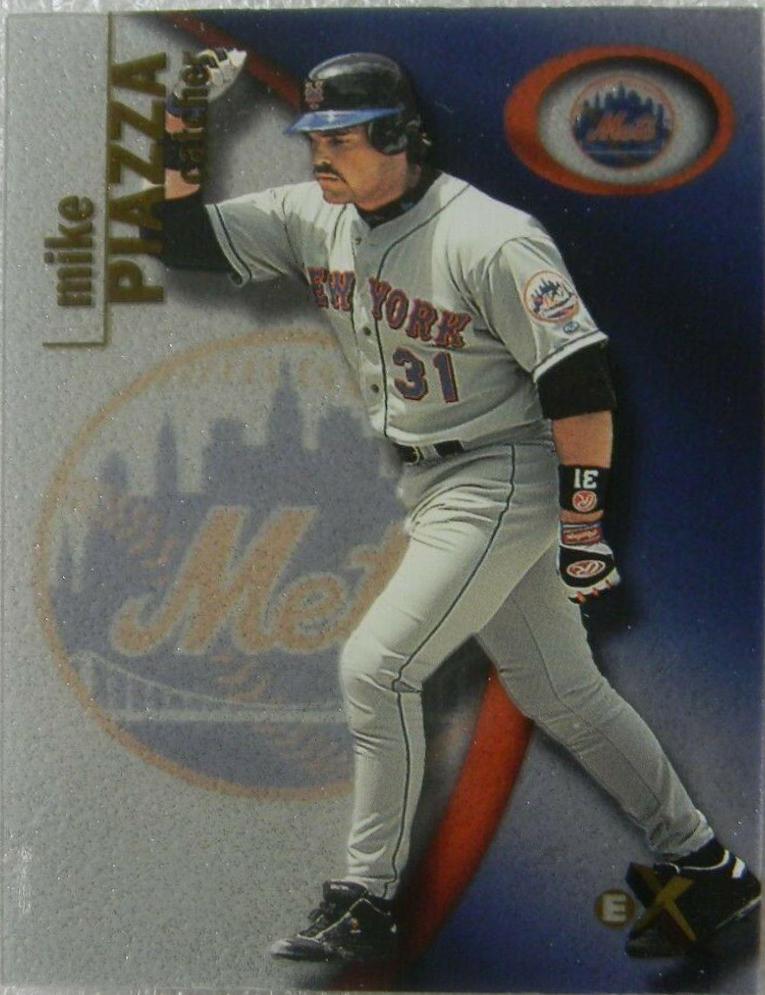 Mike Piazza #30 Baseball Cards 2001 Fleer EX
