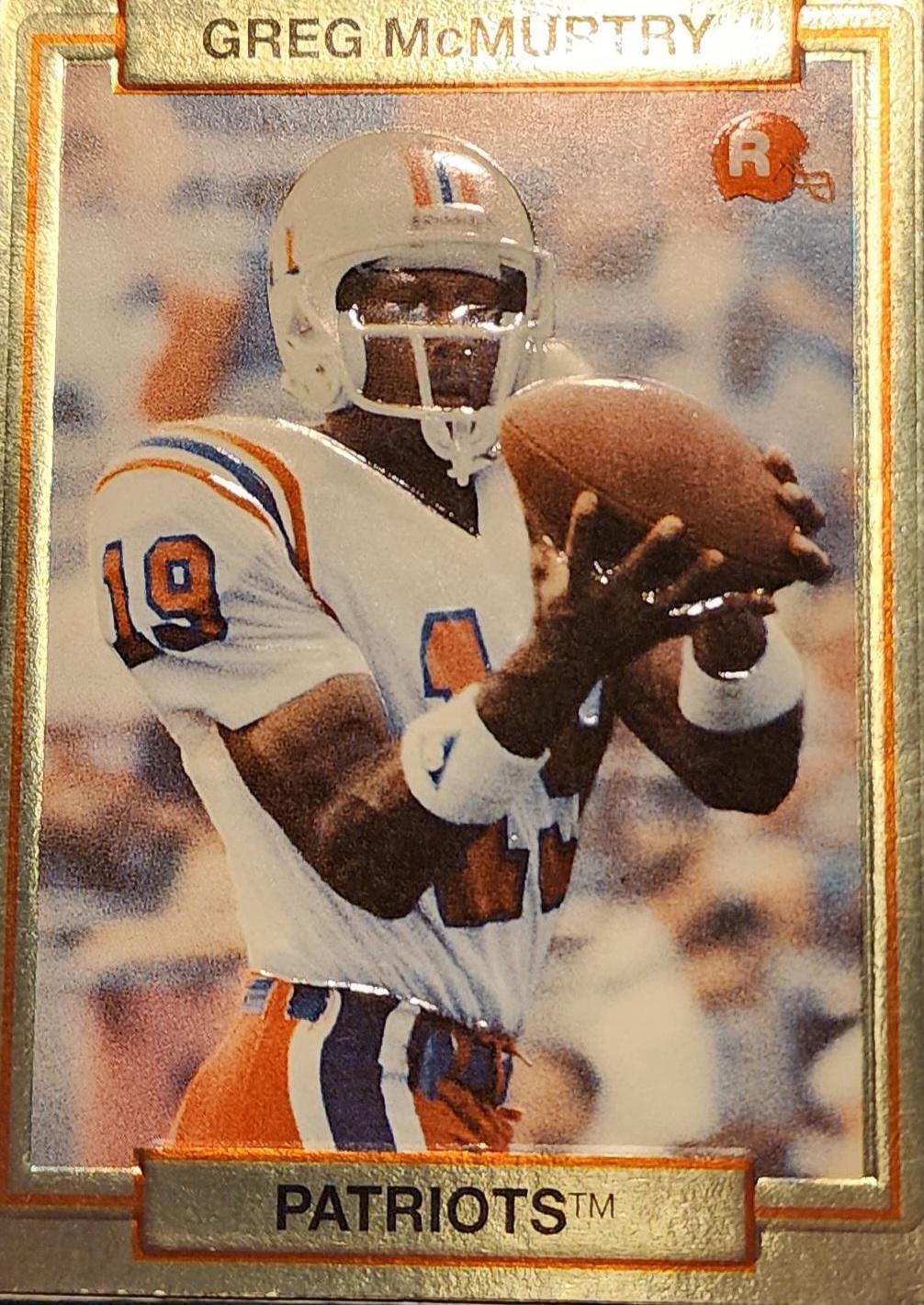 Greg McMurtry #48 Football Cards 1990 Action Packed Rookie Update