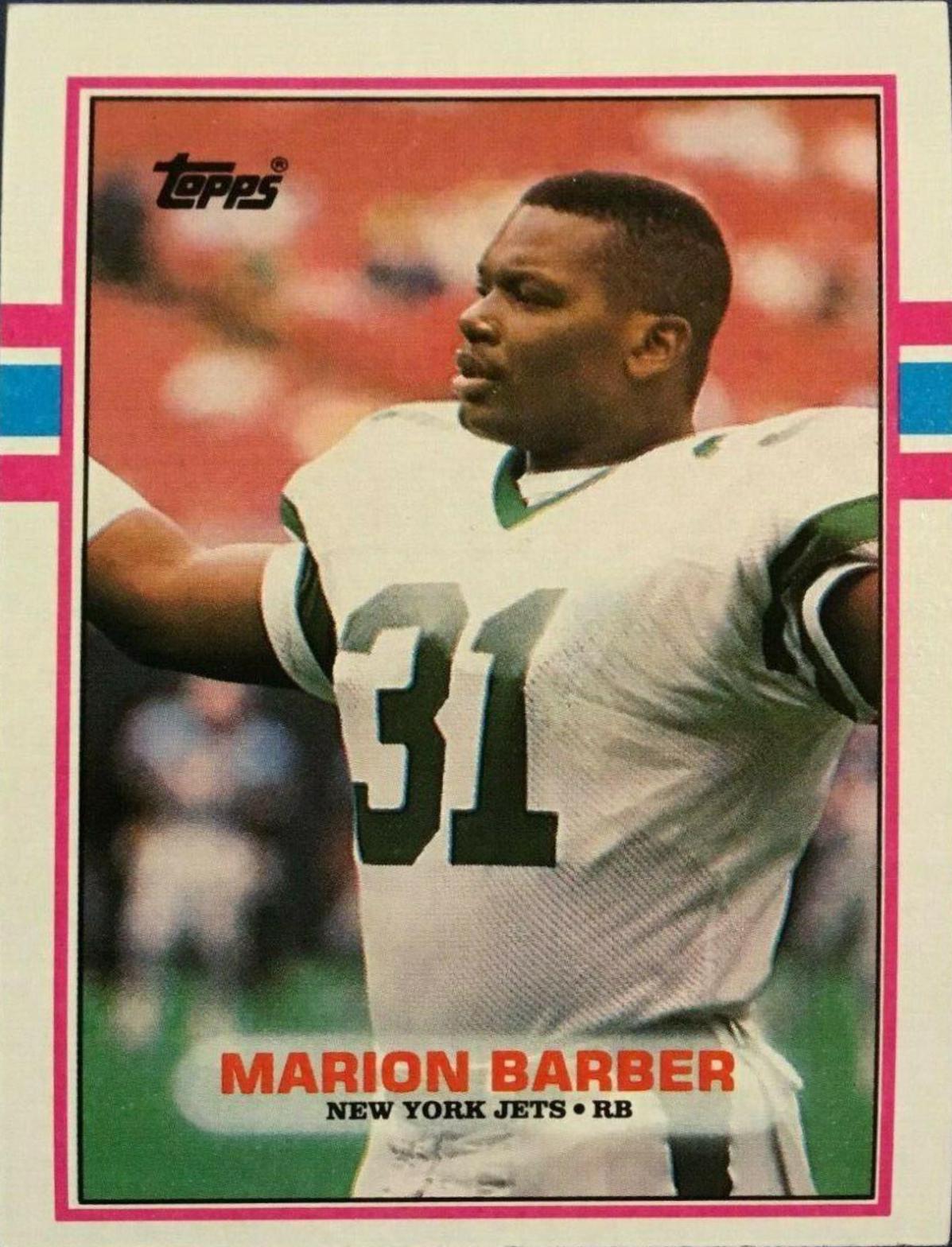 Marion Barber #233 Football Cards 1989 Topps