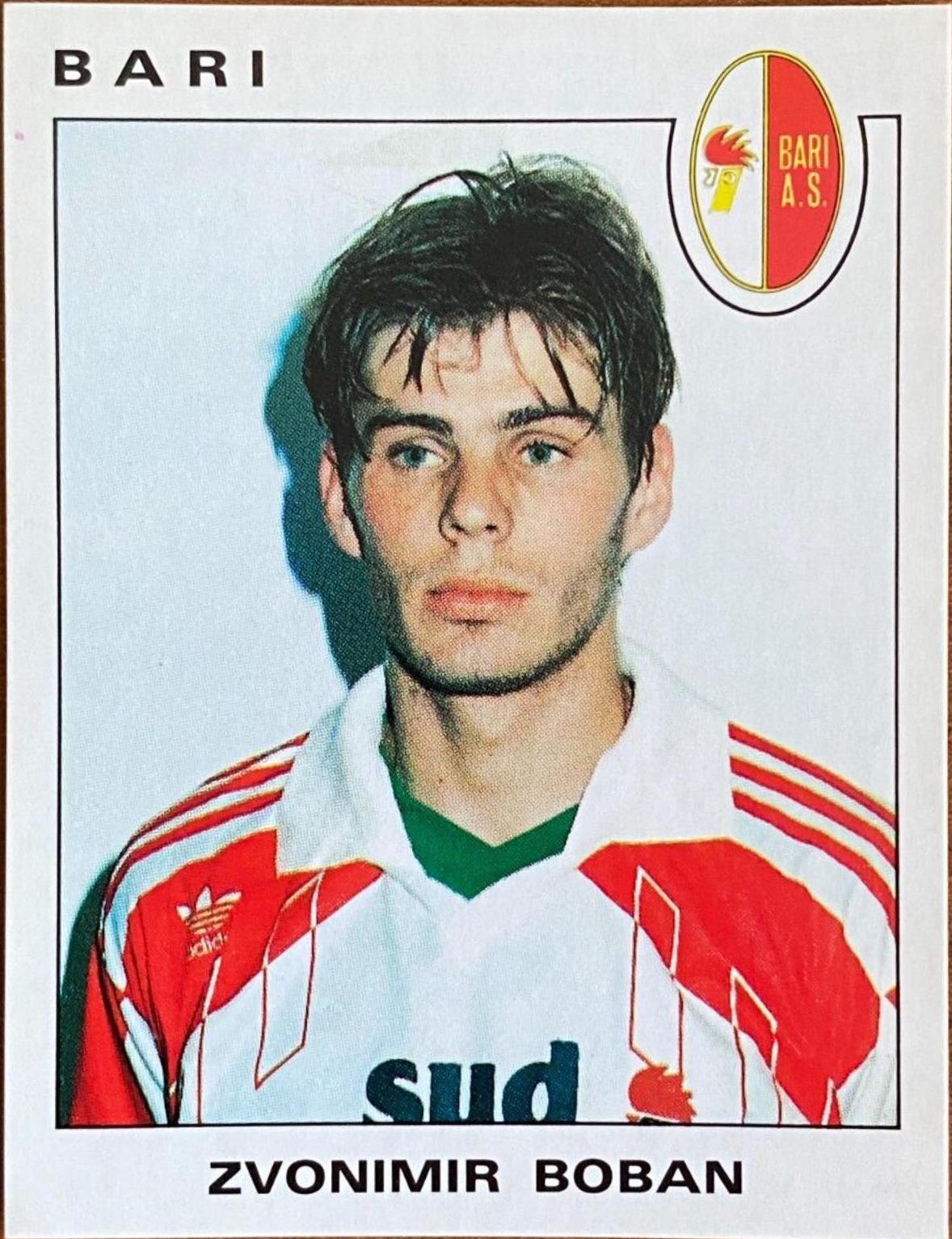 Zvonimir Boban #47 Soccer Cards 1991 Panini Calciatori