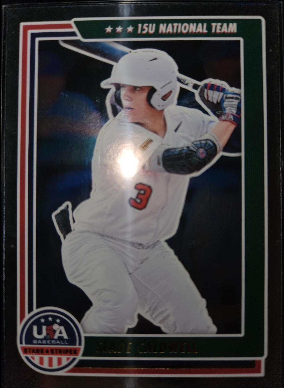 Slade Caldwell #75 Baseball Cards 2022 Panini Stars & Stripes USA