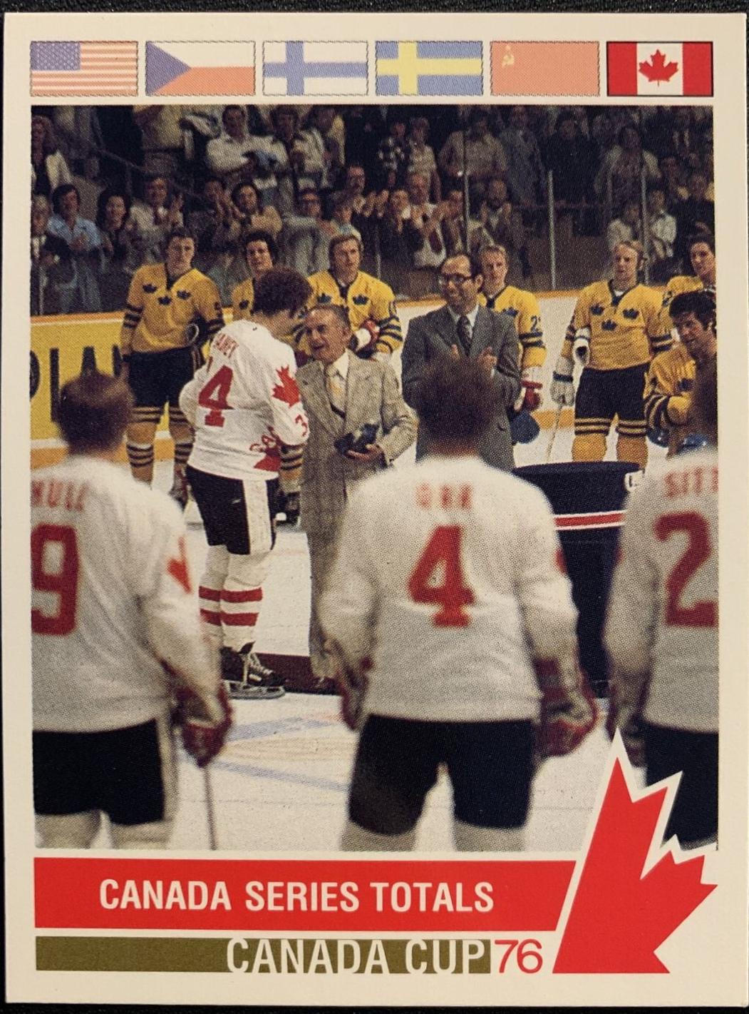 Canada Series Totals #192 Hockey Cards 1992 Future Trends '76 Canada Cup