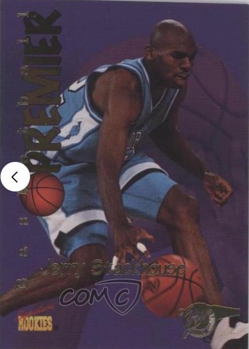 Jerry Stackhouse #3 Basketball Cards 1996 Signature Rookies Premier