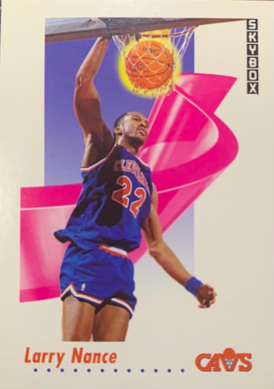 Larry Nance #52 Basketball Cards 1991 Skybox