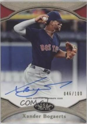 Xander Bogearts #PPA-XBO Baseball Cards 2020 Topps Tier One Autographs