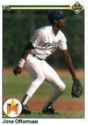 Jose Offerman #46 Baseball Cards 1990 Upper Deck
