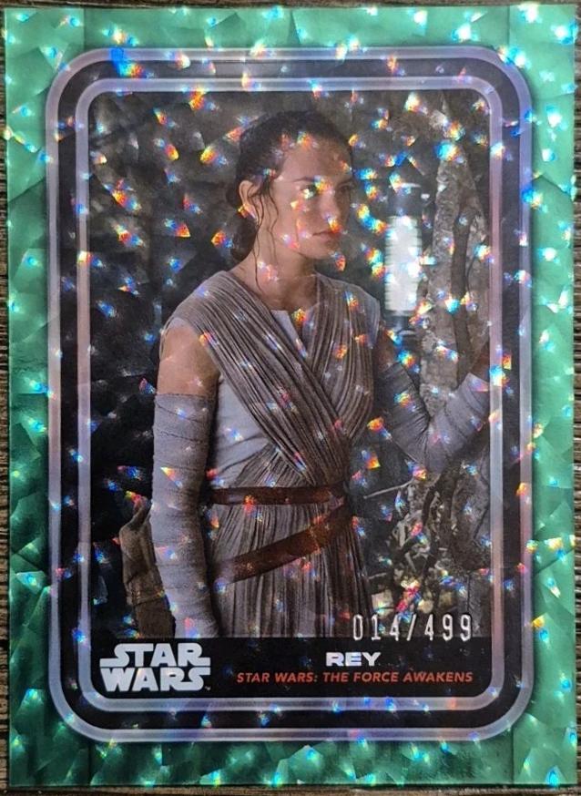 Rey [Green Foil] #91 Prices | Star Wars 2023 Topps | Star Wars Cards