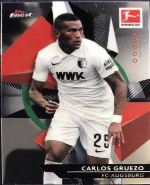 Carlos Gruezo #1 Soccer Cards 2020 Topps Finest Bundesliga