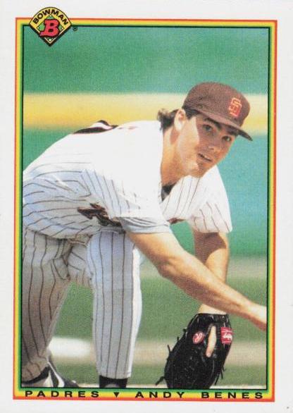 Andy Benes #207 Baseball Cards 1990 Bowman