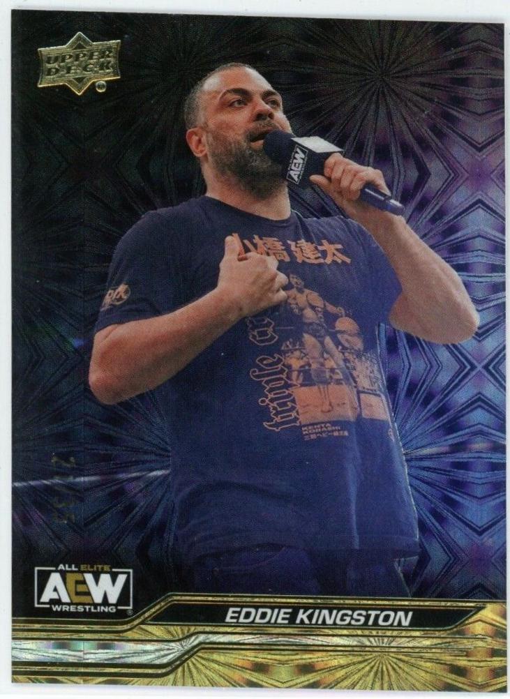 Eddie Kingston [Gold Pyro] #30 Prices | 2024 Upper Deck AEW | Wrestling ...