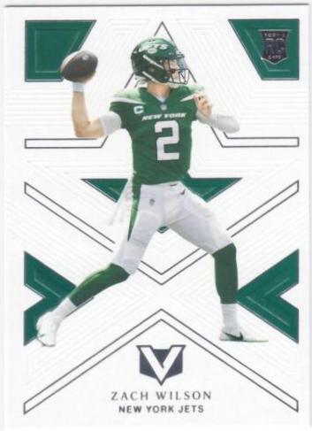 Zach Wilson #2 Football Cards 2021 Panini Chronicles Vertex