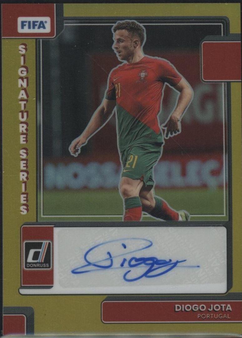 Diogo Jota [Gold] #SS-DJO Prices | 2022 Panini Donruss Signature