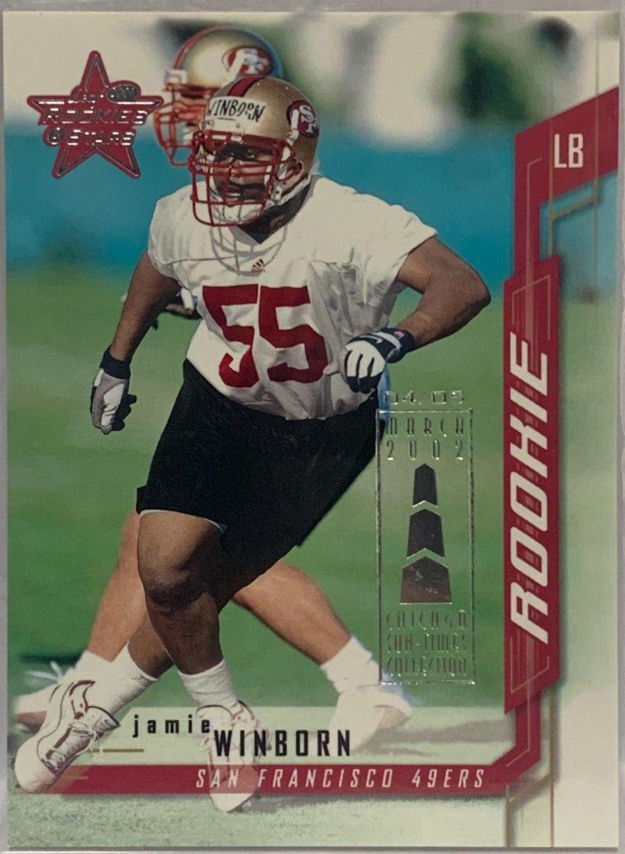 Jamie Winborn #284 2001 Leaf Rookies & Stars Football