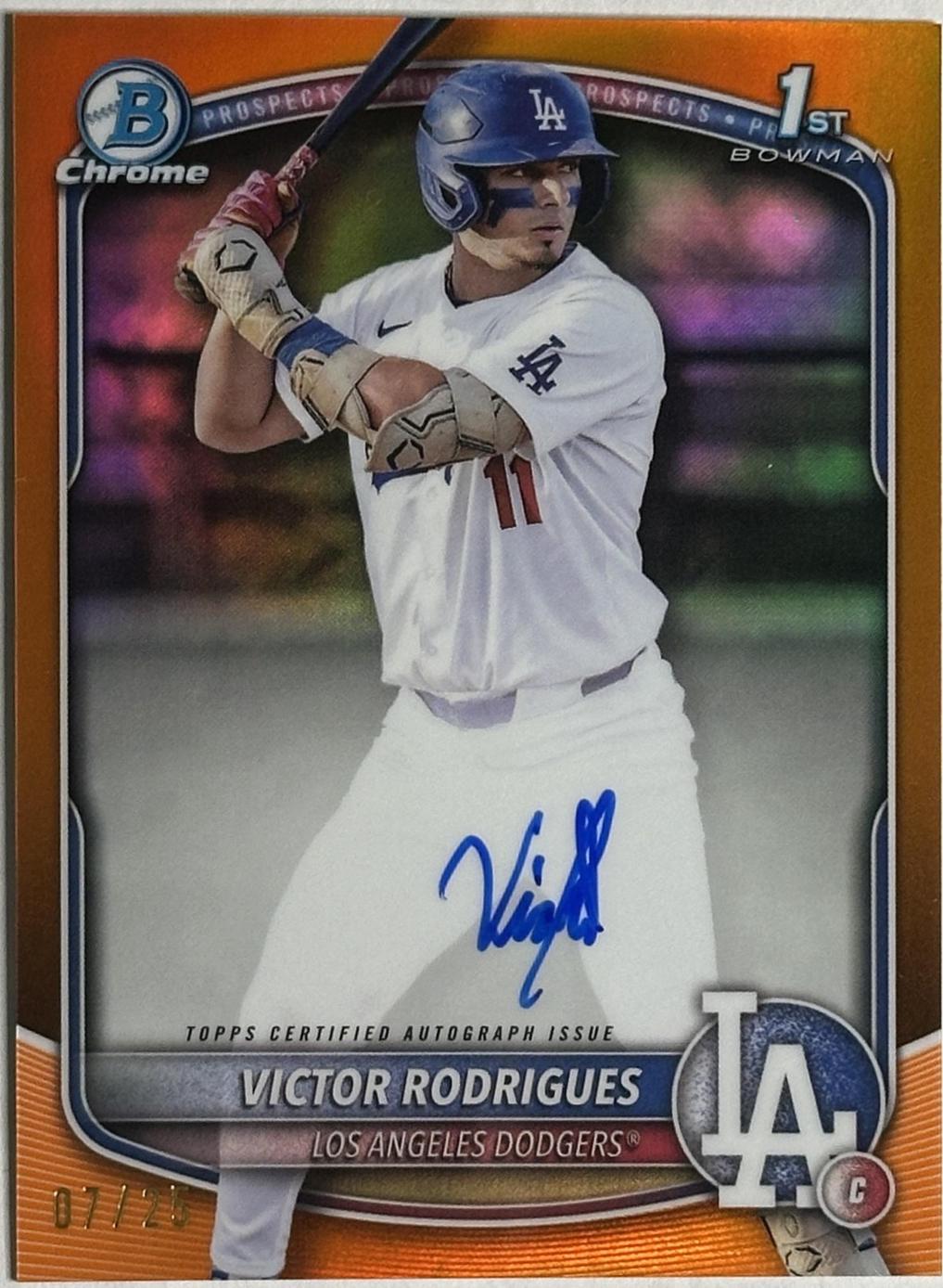 Victor Rodrigues [Orange Shimmer Refractor] #CPA-VR