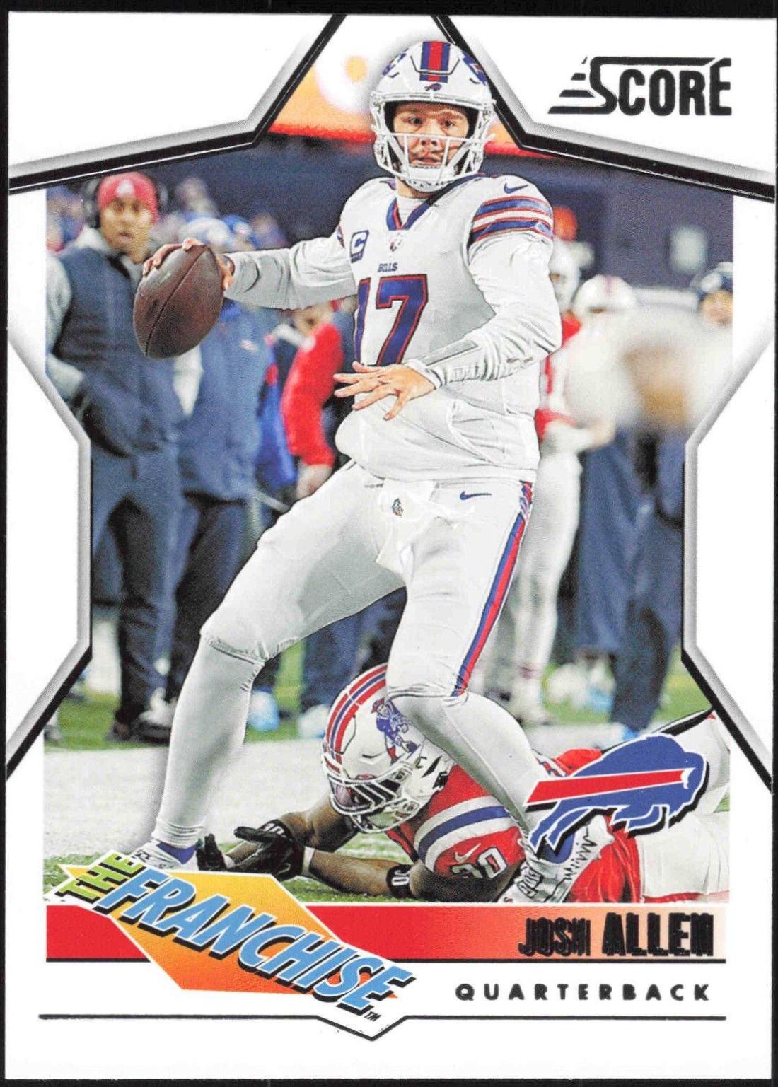 Josh Allen #4 Football Cards 2023 Panini Score The Franchise