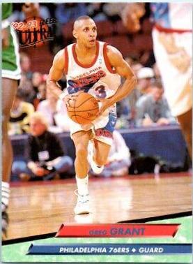 Greg Grant #331 Basketball Cards 1992 Ultra