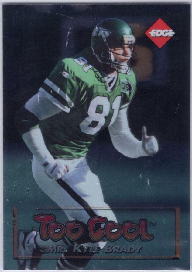 Kyle Brady #2 Football Cards 1996 Collector's Edge Too Cool Rookies