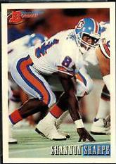 Shannon Sharpe #83 1993 Bowman Football