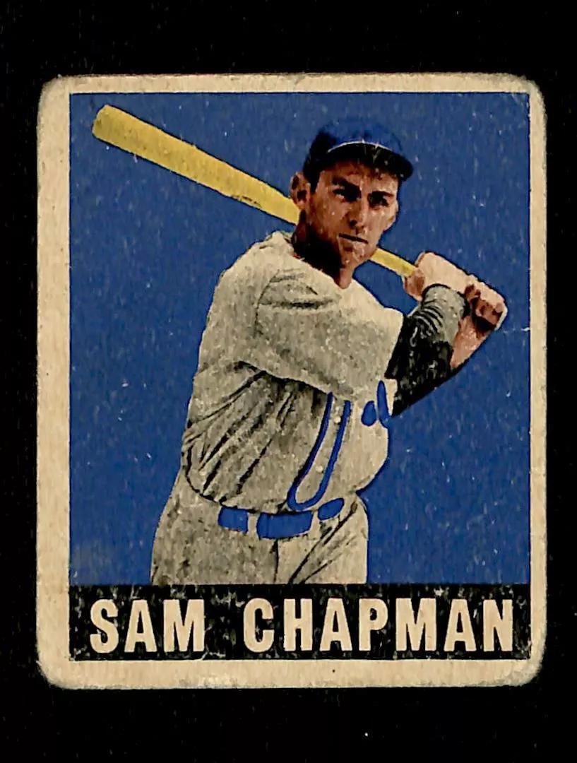 Sam Chapman #26 Baseball Cards 1948 Leaf