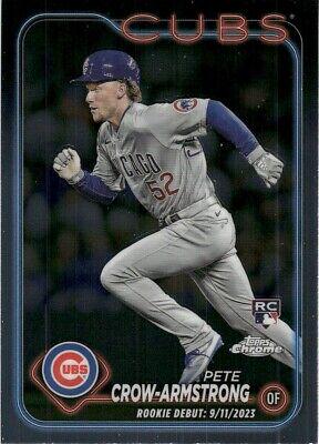 Pete Crow-Armstrong #USC158 Baseball Cards 2024 Topps Chrome Update