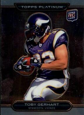 Toby Gerhart #28 Football Cards 2010 Topps Platinum