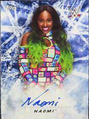 Naomi #A-NA Wrestling Cards 2018 Topps WWE Road To Wrestlemania Autographs