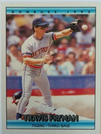 Travis Fryman #349 Baseball Cards 1992 Donruss